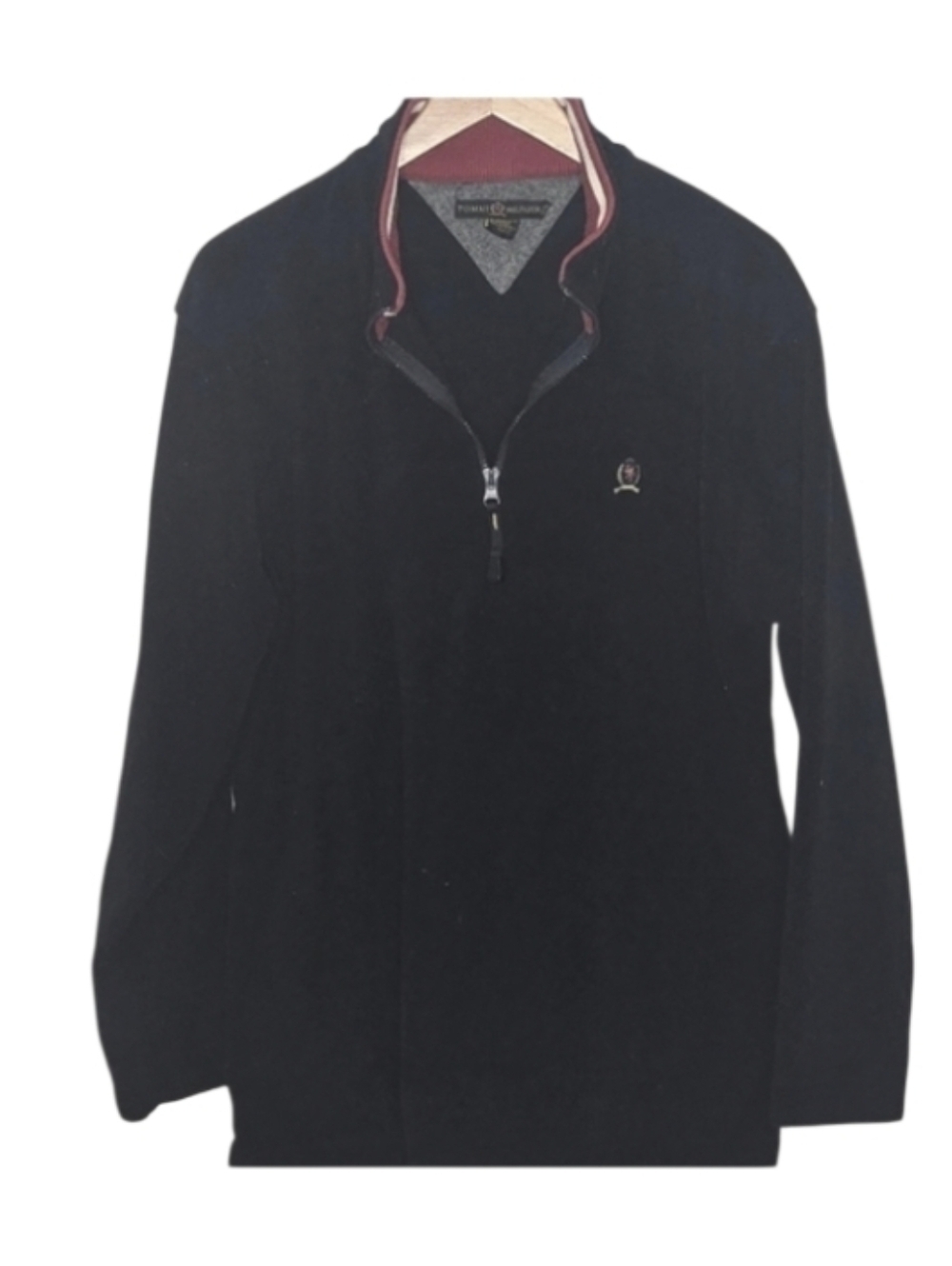 Tommy Hilfiger Dark Navy Blue Fleece Pullover